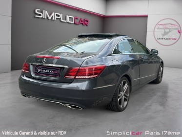 Mercedes classe e coupe 200 executive a garantie 12 mois occasion paris 17ème (75)(porte maillot) simplicicar simplicibike...