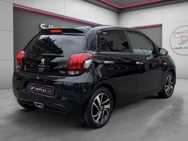 Peugeot 108 vti 72ch bmp5 roland garros top! toit ouvrant/garantie 12 mois occasion paris 17ème (75)(porte maillot)...