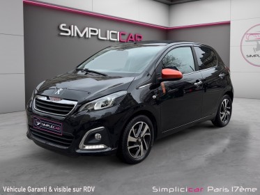 Peugeot 108 vti 72ch bmp5 roland garros top! toit ouvrant/garantie 12 mois occasion paris 17ème (75)(porte maillot)...