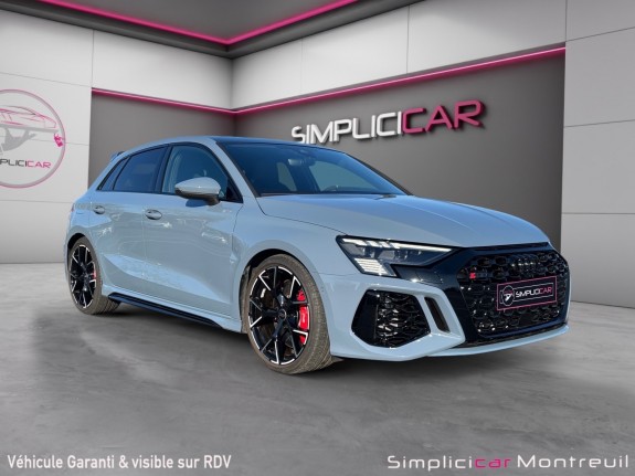 Audi rs3 sportback 2.5 tfsi 400 s tronic 7 quattro malus inclus occasion montreuil (porte de vincennes)(75) simplicicar...