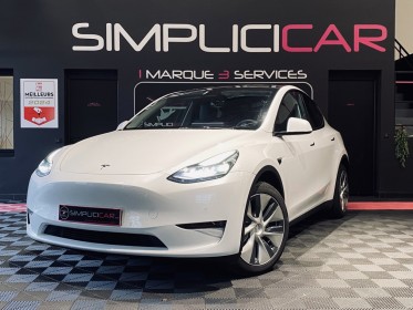 Tesla model y long-range  dual motor awd occasion  simplicicar aix les bains simplicicar simplicibike france