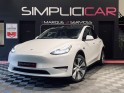 Tesla model y long-range  dual motor awd occasion  simplicicar aix les bains simplicicar simplicibike france