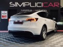 Tesla model y long-range  dual motor awd occasion  simplicicar aix les bains simplicicar simplicibike france