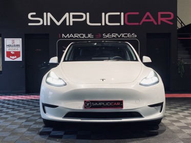 Tesla model y long-range  dual motor awd occasion  simplicicar aix les bains simplicicar simplicibike france
