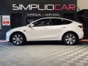 Tesla model y long-range  dual motor awd occasion  simplicicar aix les bains simplicicar simplicibike france
