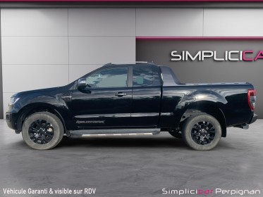 Ford ranger super cabine 2.0 213 ch bv10 wildtrak sièges chauffants/attelage/caméra/démarrage et ouverture sans clefs......