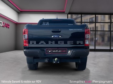 Ford ranger super cabine 2.0 213 ch bv10 wildtrak sièges chauffants/attelage/caméra/démarrage et ouverture sans clefs......
