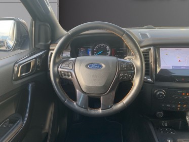 Ford ranger super cabine 2.0 213 ch bv10 wildtrak sièges chauffants/attelage/caméra/démarrage et ouverture sans clefs......