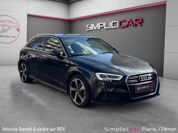 Audi a3 sportback 1.4 tfsi 150 s tronic 7 s line / carplay / drive cockpit/ garantie 12 mois occasion paris 17ème (75)(porte...