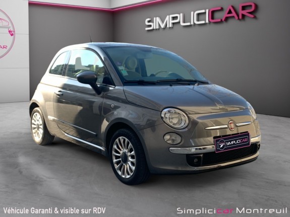 Fiat 500 1.2 8v 69 ch lounge/garantie 12 mois occasion montreuil (porte de vincennes)(75) simplicicar simplicibike france