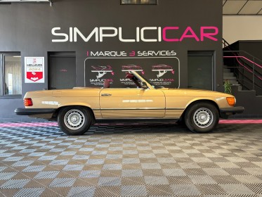 Mercedes 380 sl 3.8l v8 205cv peinture neuve entretien suivi occasion  simplicicar aix les bains simplicicar simplicibike...