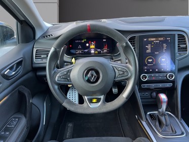 Renault megane iv berline tce 300 edc r.s. trophy blanc nacrÉ suivi renault complet toit ouvrant rs monitor bose camera...