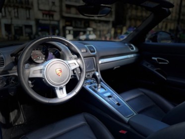 Porsche boxster 2.7i 265 ch black edition pdk apple carplay/camera entretien a jour occasion paris 17ème (75)(porte maillot)...