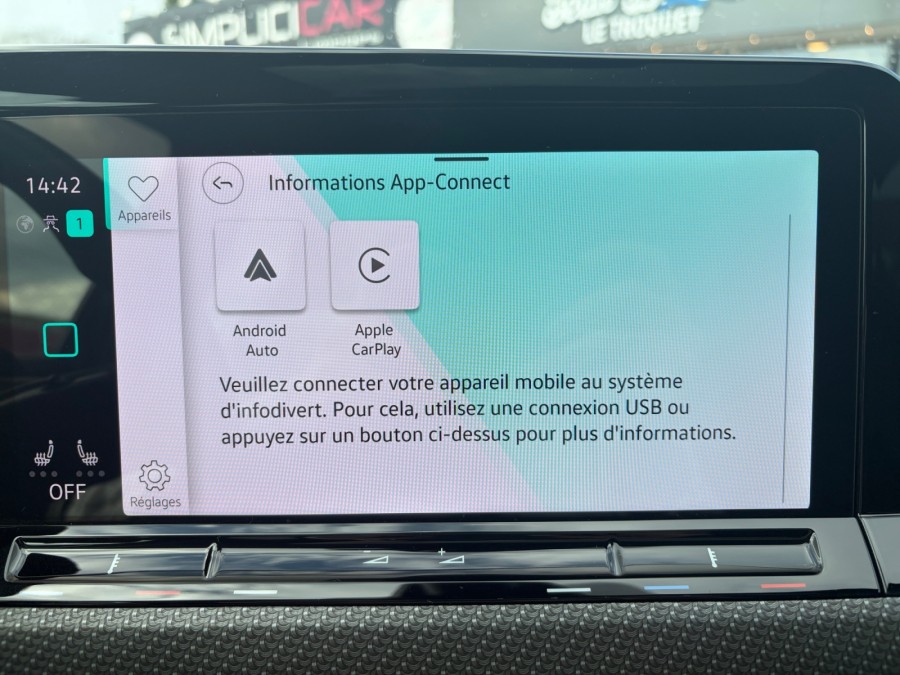 VOLKSWAGEN d'occasion GOLF 1.5 E-TSI OPF 150 R-LINE DSG de 2024