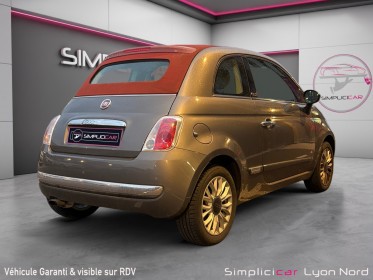 Fiat 500 1.2 8v 69 ch lounge occasion simplicicar lyon nord  simplicicar simplicibike france