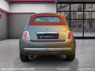 Fiat 500 1.2 8v 69 ch lounge occasion simplicicar lyon nord  simplicicar simplicibike france