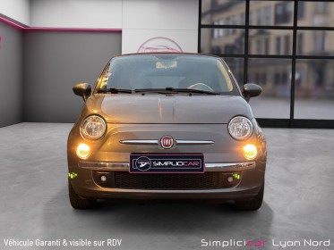 Fiat 500 1.2 8v 69 ch lounge occasion simplicicar lyon nord  simplicicar simplicibike france