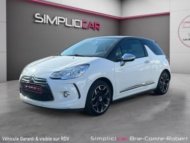 Citroen ds3 e-hdi 115 airdream sport chic occasion simplicicar brie-comte-robert simplicicar simplicibike france