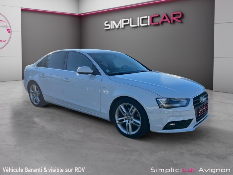 Audi a4 a4 2.0 tdi 143 dpf s line multitronic a occasion avignon (84) simplicicar simplicibike france Audi a4 a4 2.0 tdi 143 dpf s line multitronic a occasion avignon (84) simplicicar simplicibike france