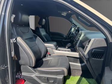 Ford raptor f150 3.5 v6 biturbo supercrew covering enlevable, noir en dessous occasion simplicicar frejus  simplicicar...