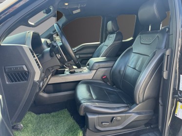Ford raptor f150 3.5 v6 biturbo supercrew covering enlevable, noir en dessous occasion simplicicar frejus  simplicicar...