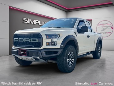 Ford raptor f150 3.5 v6 biturbo supercrew covering enlevable, noir en dessous occasion simplicicar frejus  simplicicar...