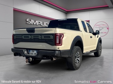 Ford raptor f150 3.5 v6 biturbo supercrew covering enlevable, noir en dessous occasion simplicicar frejus  simplicicar...