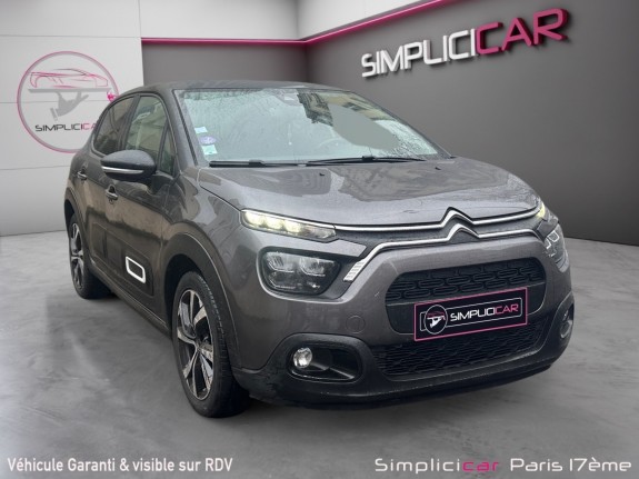 Citroen c3 c3 83 ss bvm5 shine garantie 12 mois/faible kilometrage occasion paris 17ème (75)(porte maillot) simplicicar...