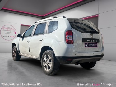 Dacia duster tce 125 4x2 black touch 2017, sièges cuire, caméra de recul, garantie 12 mois. occasion simplicicar villejuif ...