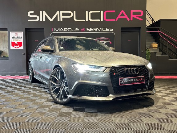Audi rs6 avant v8 4.0 tfsi 560 quattro mtm 730cv occasion  simplicicar aix les bains simplicicar simplicibike france