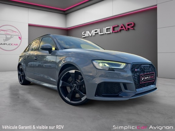Audi rs3 sportback 2.5 tfsi 400 s tronic 7 quattro occasion avignon (84) simplicicar simplicibike france