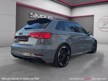 Audi rs3 sportback 2.5 tfsi 400 s tronic 7 quattro occasion avignon (84) simplicicar simplicibike france