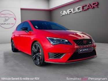 Seat leon 2.0 tsi 280 cupra dsg6 - gen 3, cupra mode, carplay - garantie 12 mois occasion simplicicar perpignan  simplicicar...