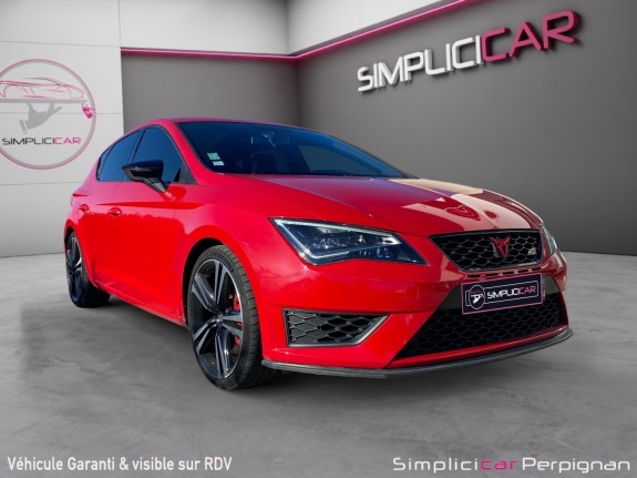 Seat leon 2.0 tsi 280 cupra dsg6 - gen 3, cupra mode, carplay - garantie 12 mois occasion simplicicar perpignan  simplicicar...