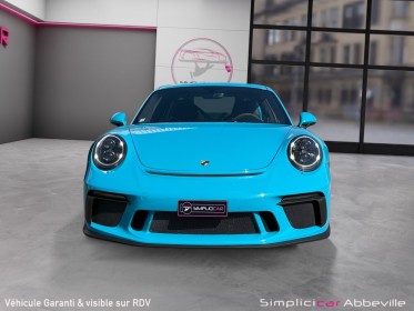 Porsche 911 gt3 4.0i pdk 500 bleu miami lift pack chrono occasion abbeville simplicicar simplicibike france
