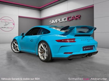 Porsche 911 gt3 4.0i pdk 500 bleu miami lift pack chrono occasion abbeville simplicicar simplicibike france