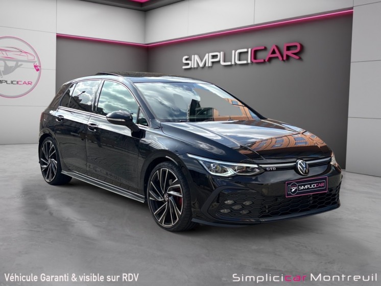 Volkswagen golf 2.0 tdi scr 200 dsg7 gtd occasion montreuil (porte de vincennes)(75) simplicicar simplicibike france