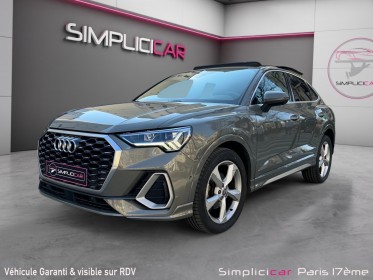 Audi q3 sportback 35 tdi 150 ch s tronic 7 s line toit ouvrant/ siege chauffant/ led d'ambiance/ volant mepla/ carplay......