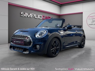 Mini cooper s cabriolet 192ch jcw occasion simplicicar vaucresson simplicicar simplicibike france