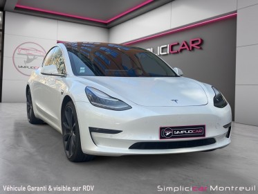 Tesla model 3 performance dual motor awd performance garantie 12 mois occasion montreuil (porte de vincennes)(75) simplicicar...