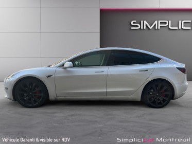 Tesla model 3 performance dual motor awd performance garantie 12 mois occasion montreuil (porte de vincennes)(75) simplicicar...