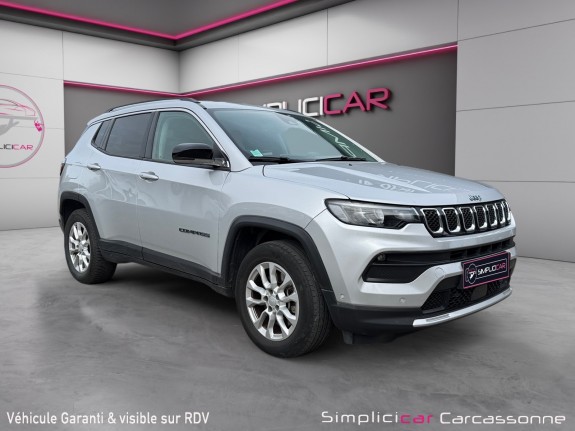 Jeep compass my20 1.3 gse t4 190 ch phev at6 4xe eawd limited occasion simplicicar carcassonne simplicicar simplicibike france