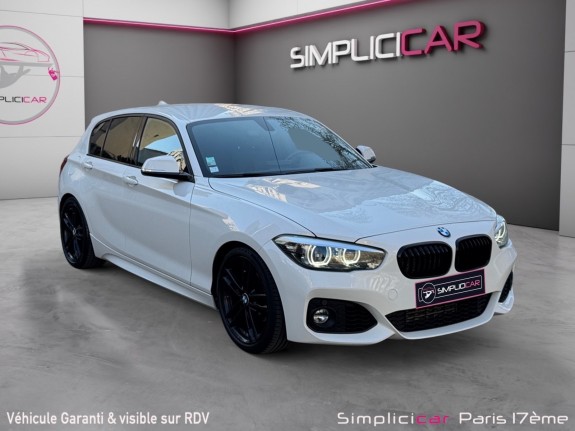 Bmw serie 1 f20 lci2 118i 136 ch m sport/radar de recul/ garantie 12 mois/ carrosserie neuve occasion paris 17ème (75)(porte...