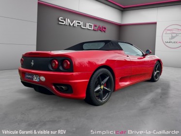 Ferrari 360 modena spider v8 3,6 400cv occasion simplicicar brive la gaillarde  simplicicar simplicibike france