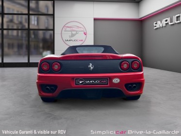 Ferrari 360 modena spider v8 3,6 400cv occasion simplicicar brive la gaillarde  simplicicar simplicibike france