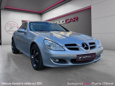 Mercedes slk 200 k a occasion paris 17ème (75)(porte maillot) simplicicar simplicibike france