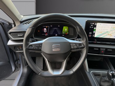 Seat leon 1.0 tsi 110 bvm6 business/apple carplay/android auto/garantie constructeur 1 ans occasion paris 17ème (75)(porte...