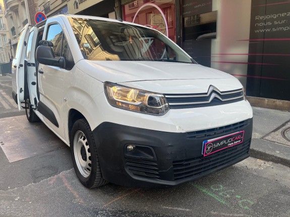 Citroen berlingo cabine approfondie van ca xl bluehdi 100 ss control occasion paris 15ème (75) simplicicar simplicibike france
