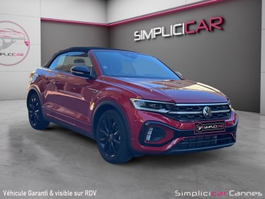 Volkswagen t-roc cabriolet garantie constructeur 1.5 tsi evo 150 start/stop dsg7 r-line occasion cannes (06) simplicicar...