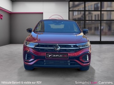 Volkswagen t-roc cabriolet garantie constructeur 1.5 tsi evo 150 start/stop dsg7 r-line occasion cannes (06) simplicicar...